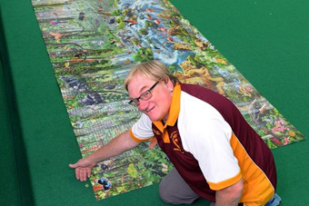 沮丧!英拼图迷用一年拼完巨幅拼图发现缺失4个