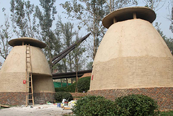 山东滨州现谷仓式豪华厕所 内墙高档瓷砖装饰