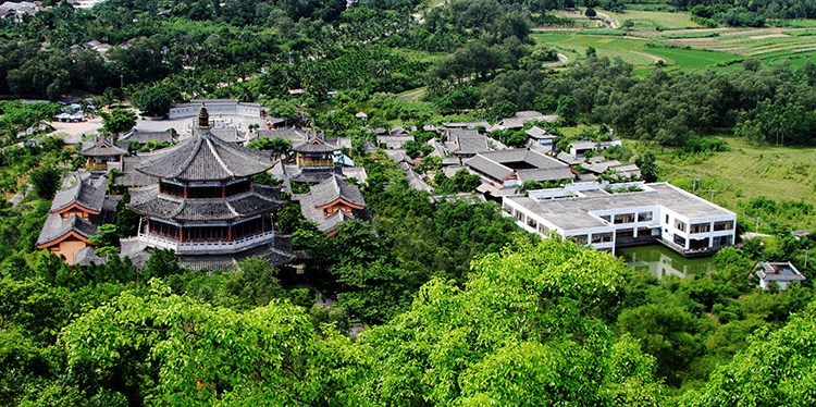 鸟瞰文笔峰