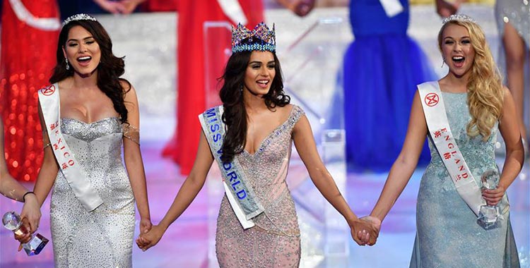 印度小姐马努希·奇希拉获世界小姐桂冠
