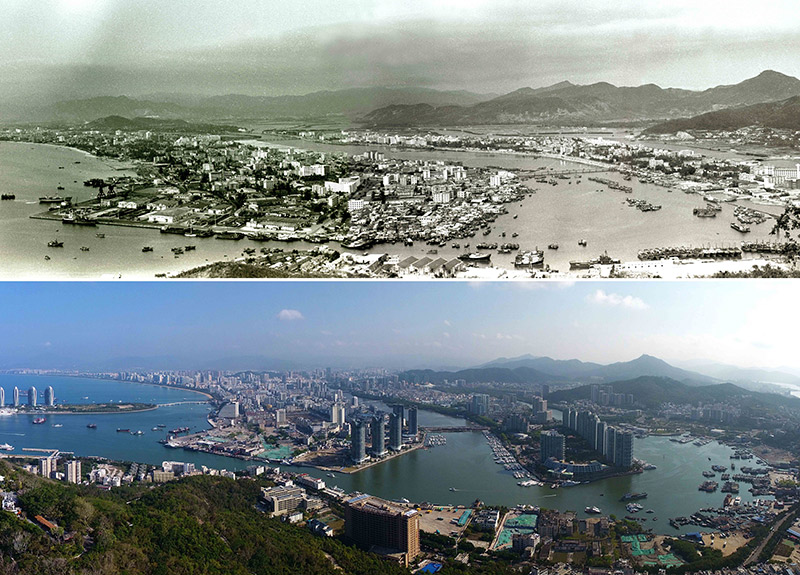 海南城市的变迁