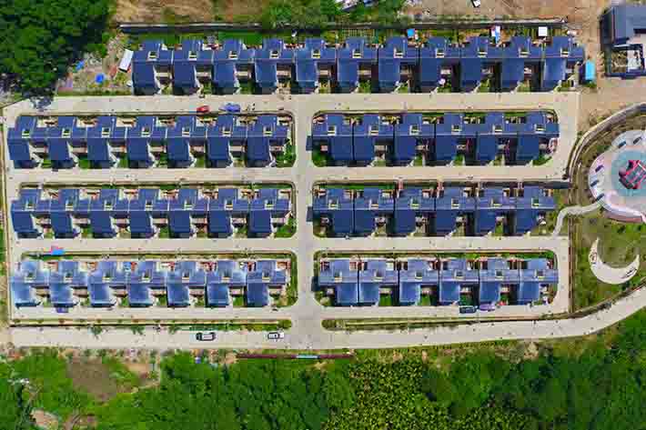 航拍海南琼中合老村 感受农村新变化