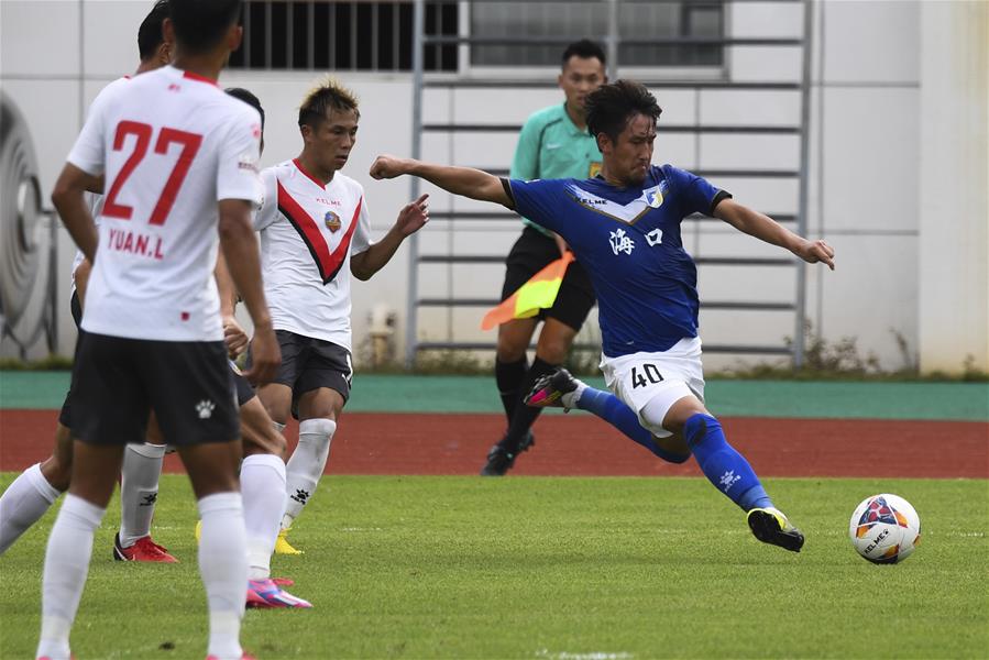 足球--中乙:海南海口平湖南湘涛华莱