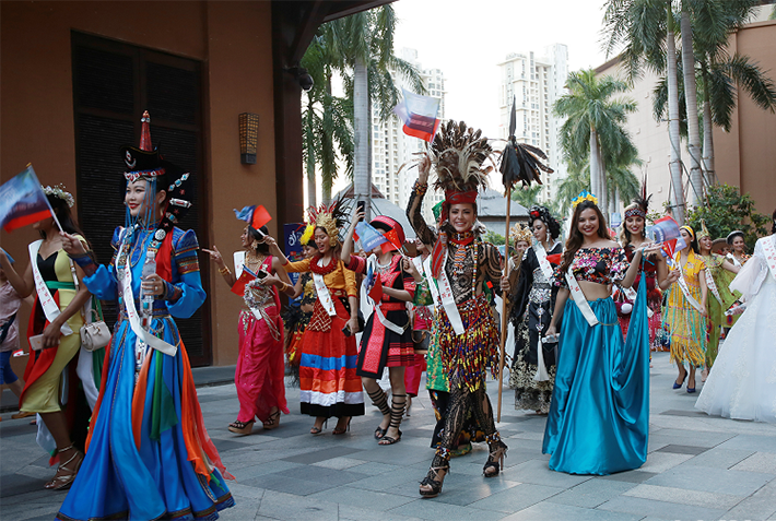 第68届世界小姐全球总决赛启动仪式在三亚举行