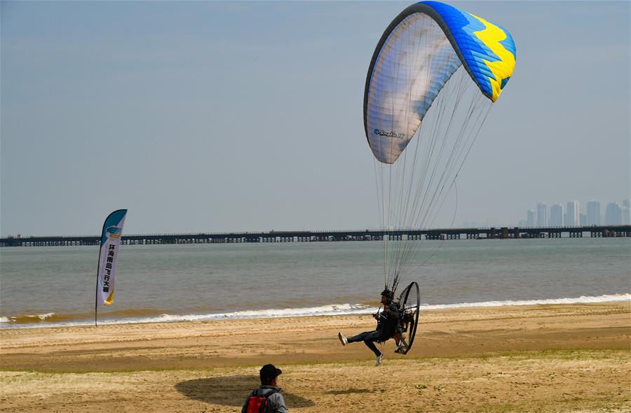 环海南岛飞行大赛海口动力伞魅力海岸锦标赛落幕