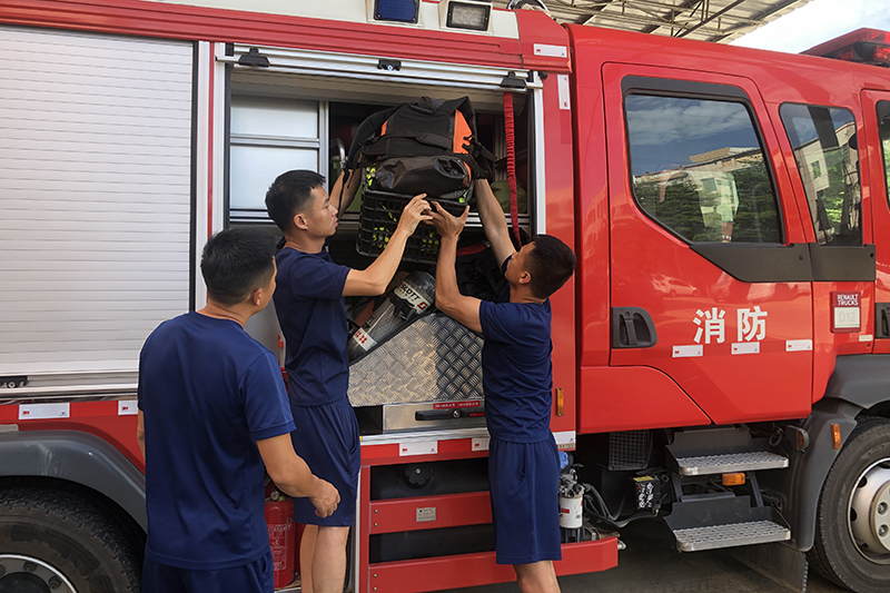 万宁消防积极做好台风“暹芭”应急救援准备工作