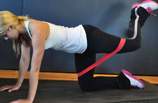 阻力帶瘦腿 輕松打造性感美腿